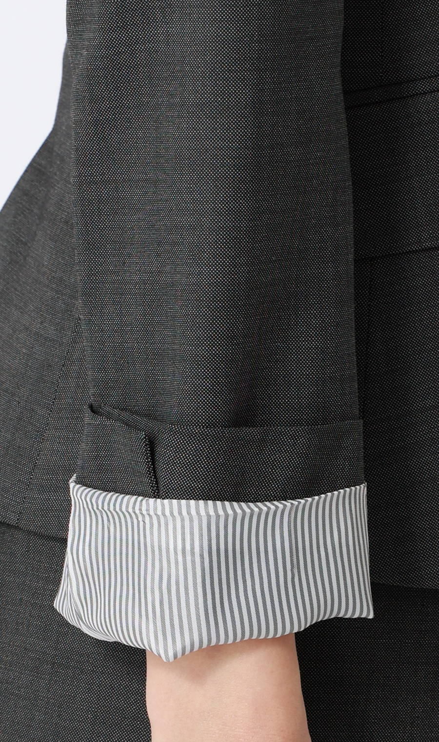 1ボタンテーラードジャケット【セットアップ着用可】 チャコール 7号