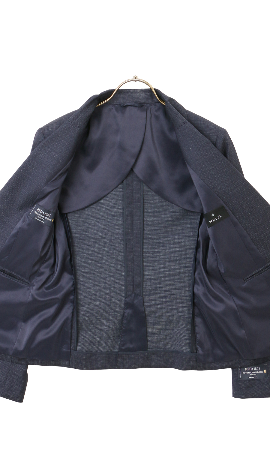 ●テーラードジャケット《REDA》《セットアップ着用可》 ネイビー 5号