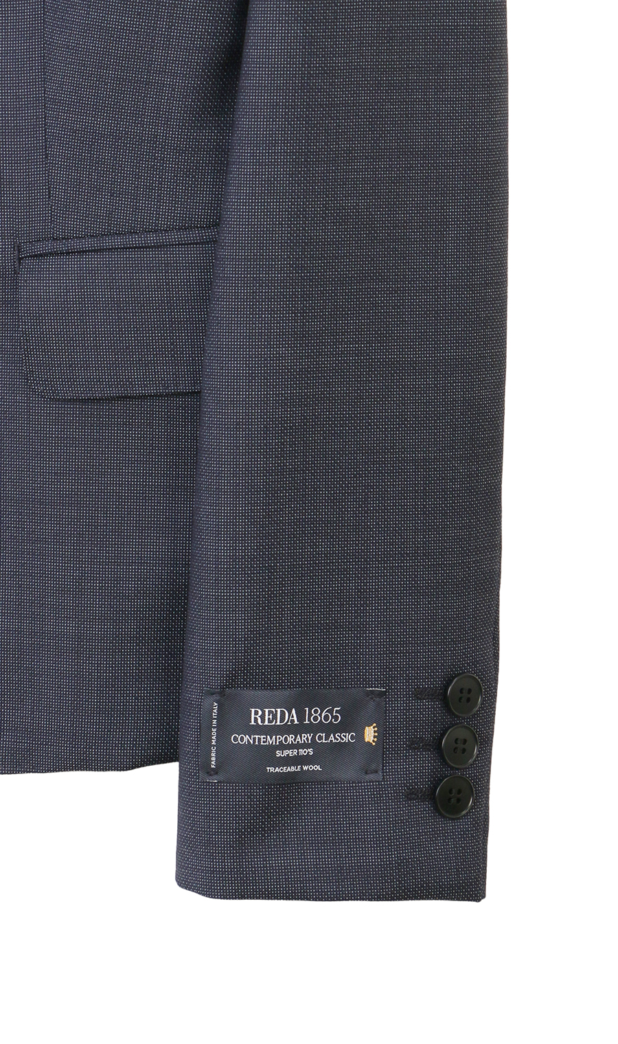 ●テーラードジャケット《REDA》《セットアップ着用可》 ネイビー 5号