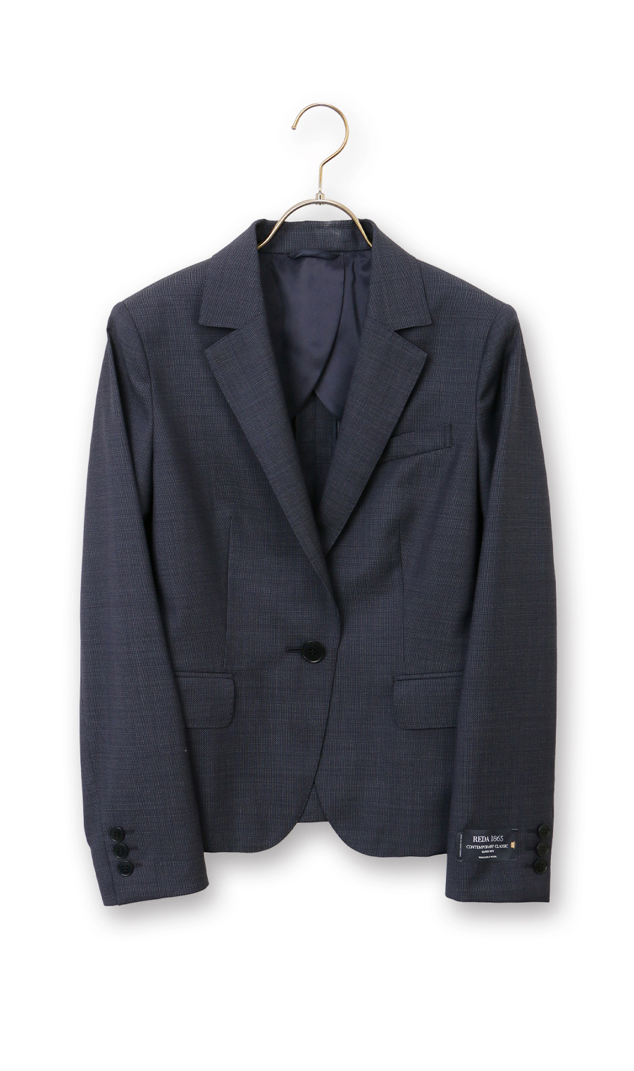 ●テーラードジャケット《REDA》《セットアップ着用可》 ネイビー 5号