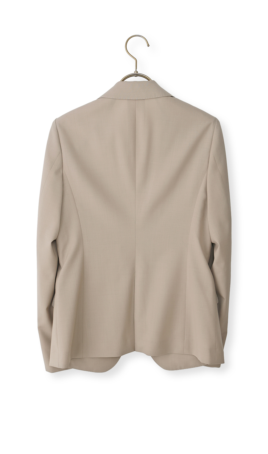 冷感1ボタンテーラードジャケット【SMART MERINO】【セットアップ着用可】【清涼】 ベージュ 13号