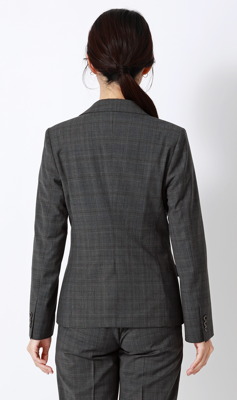 1ボタンテーラードジャケット【Raymond】【セットアップ着用可】 グレー 5号