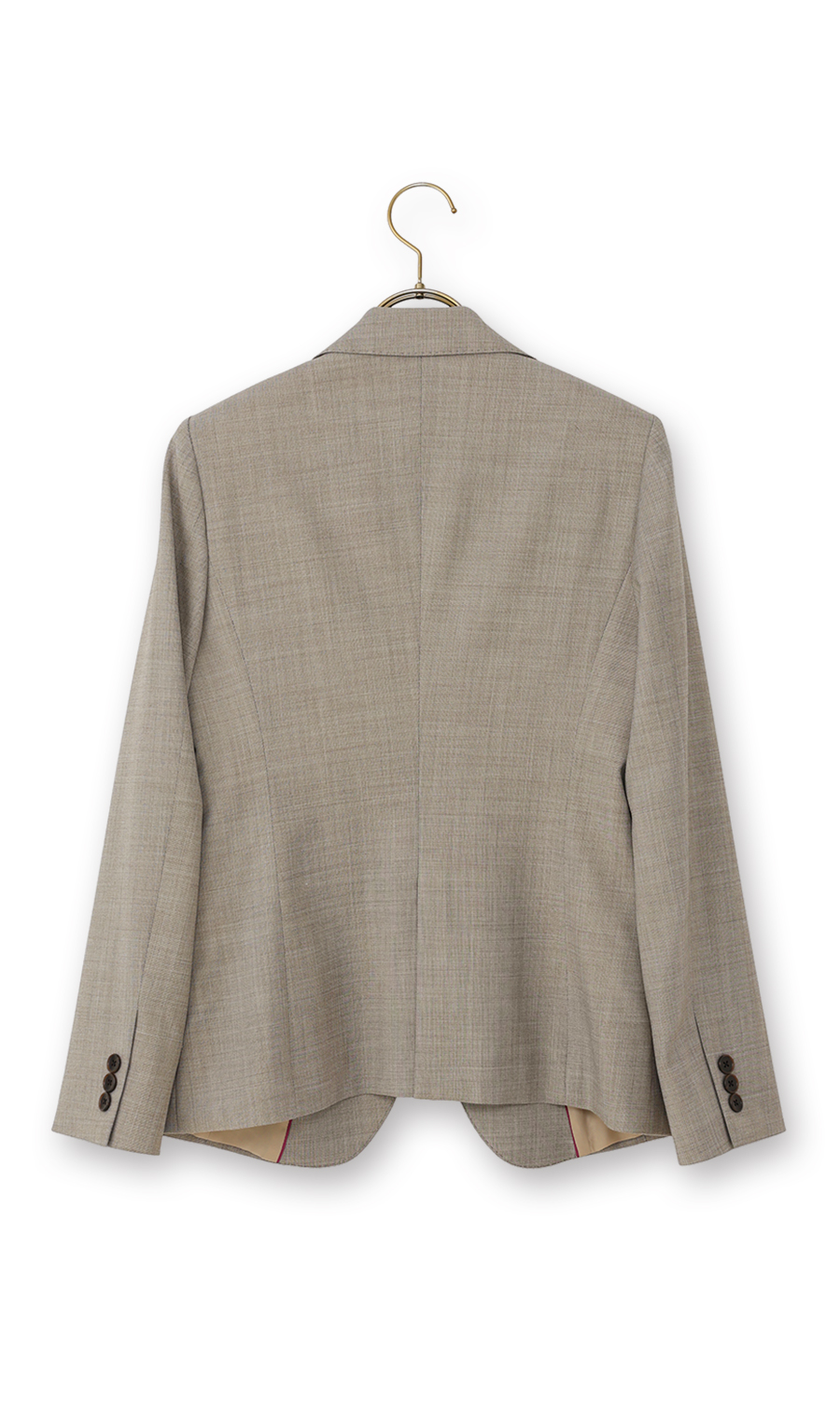 1ボタンテーラードジャケット【Raymond】【セットアップ着用可】 ベージュ 5号