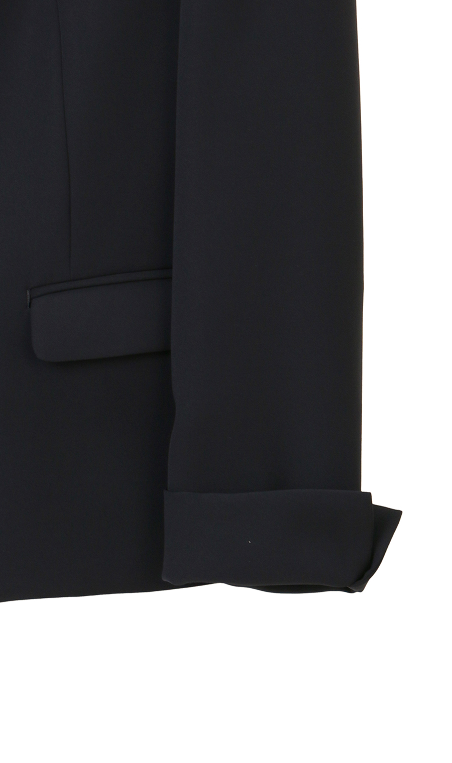 ●フロントホックVカラージャケット《セットアップ着用可》 ネイビー 7号