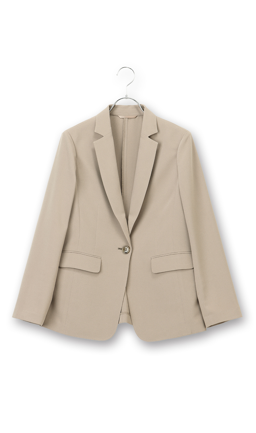 ゼロプレッシャースーツ《1ボタンジャケット》《セットアップ着用可》 ベージュ SS