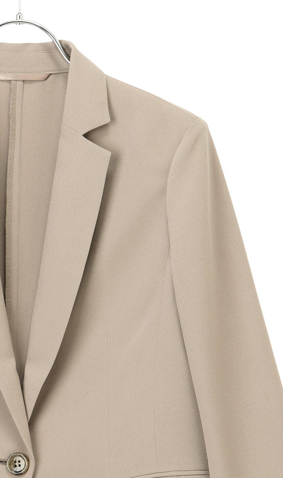 ゼロプレッシャースーツ《1ボタンジャケット》《セットアップ着用可》 ベージュ SS