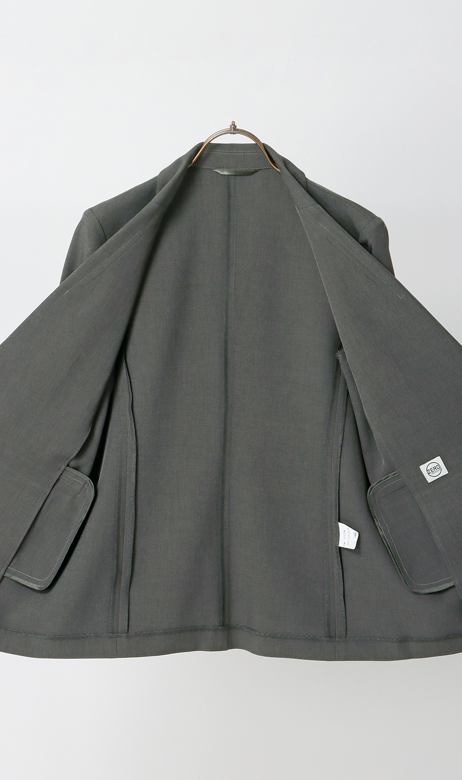 ゼロプレッシャースーツ【テーラードジャケット】【セットアップ着用可】 グレー SS