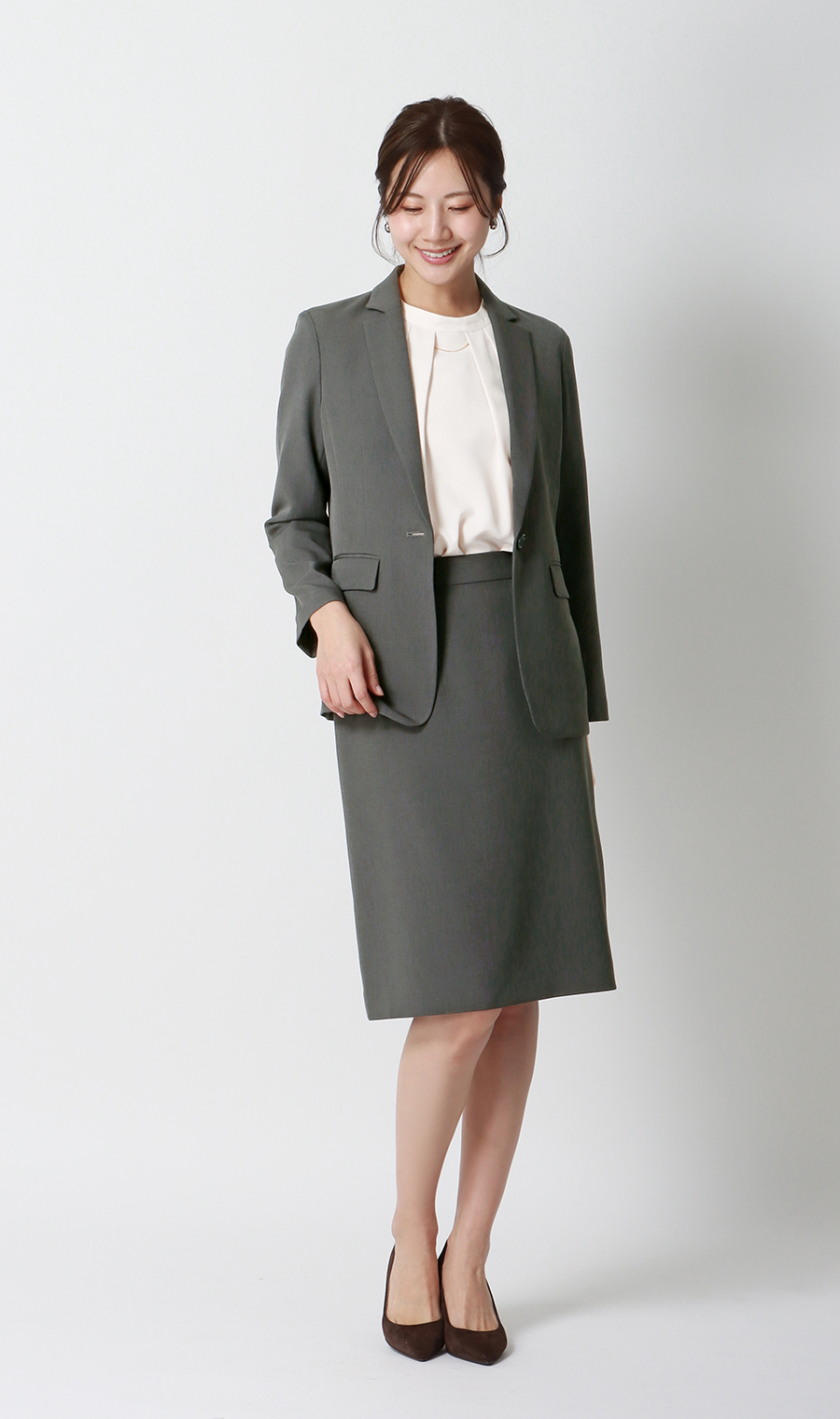 ゼロプレッシャースーツ【テーラードジャケット】【セットアップ着用可】 グレー SS
