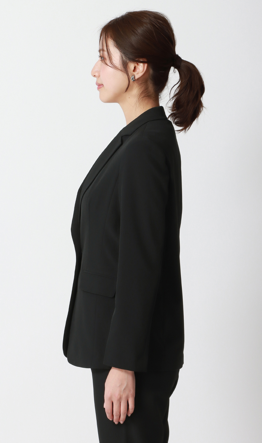 ゼロプレッシャースーツ【テーラードジャケット】【セットアップ着用可】 ブラック SS