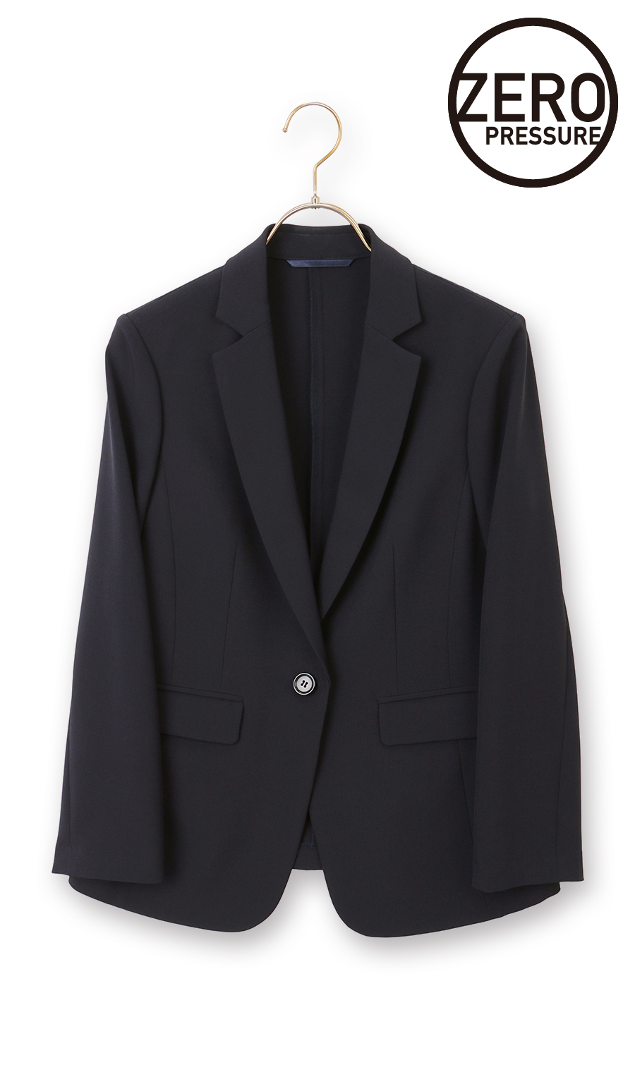 ゼロプレッシャースーツ【テーラードジャケット】【セットアップ着用可】 ネイビー SS