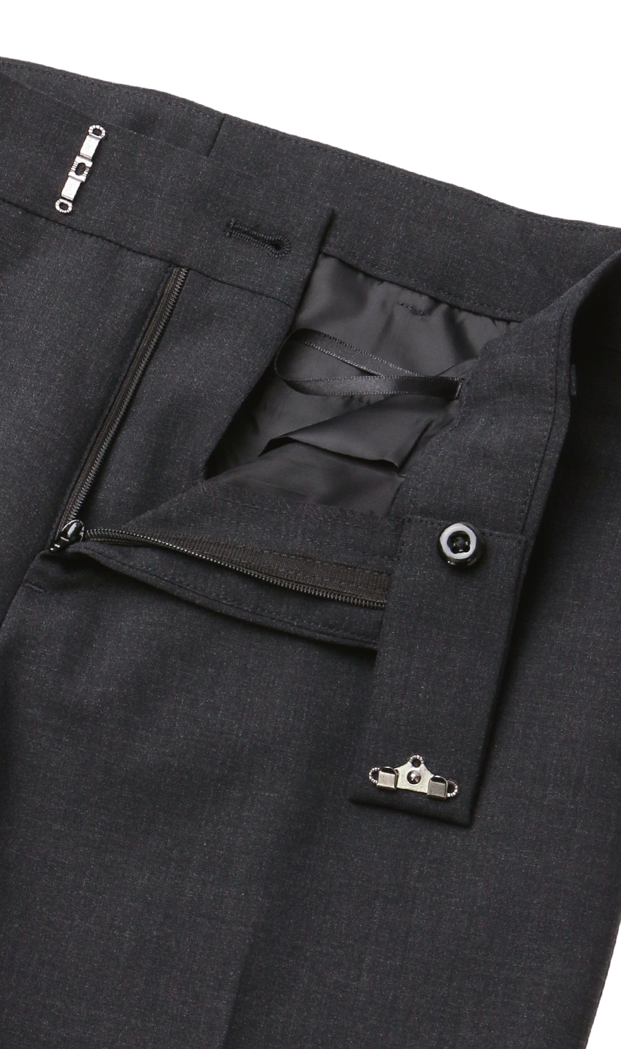 【超ストレッチスーツ】ストレートパンツ【セットアップ着用可】【#すご】 チャコール 3号