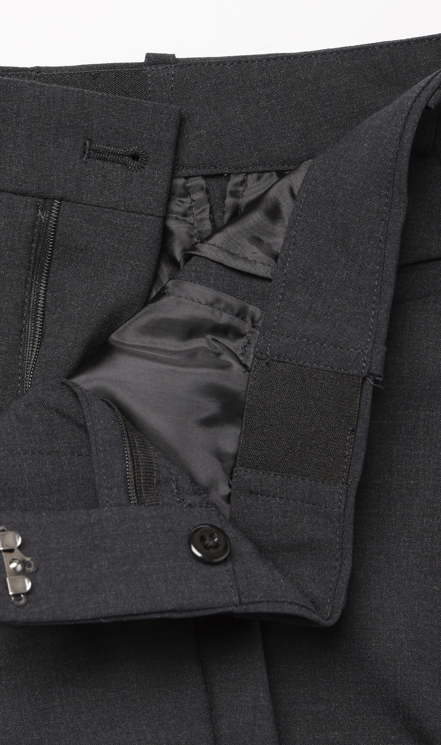 【超ストレッチスーツ】ストレートパンツ【クイーン】【セットアップ着用可】【#すご】 チャコール 23