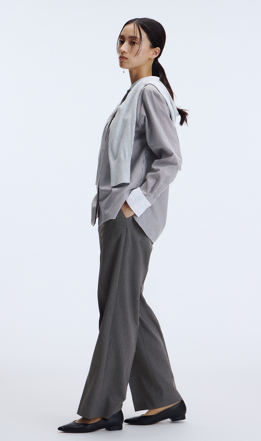 【美品】PLST ワイドパンツ　スーツ PLST(プラステ)公式 | レディースのスーツ (ワイド)