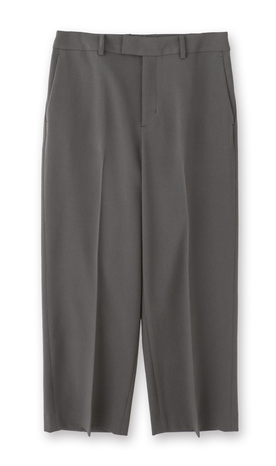 ワイドパンツ【美ジ楽スーツ】【涼】【COOLMAX】【セットアップ着用可】【裾上げ済み】 グレー 5号