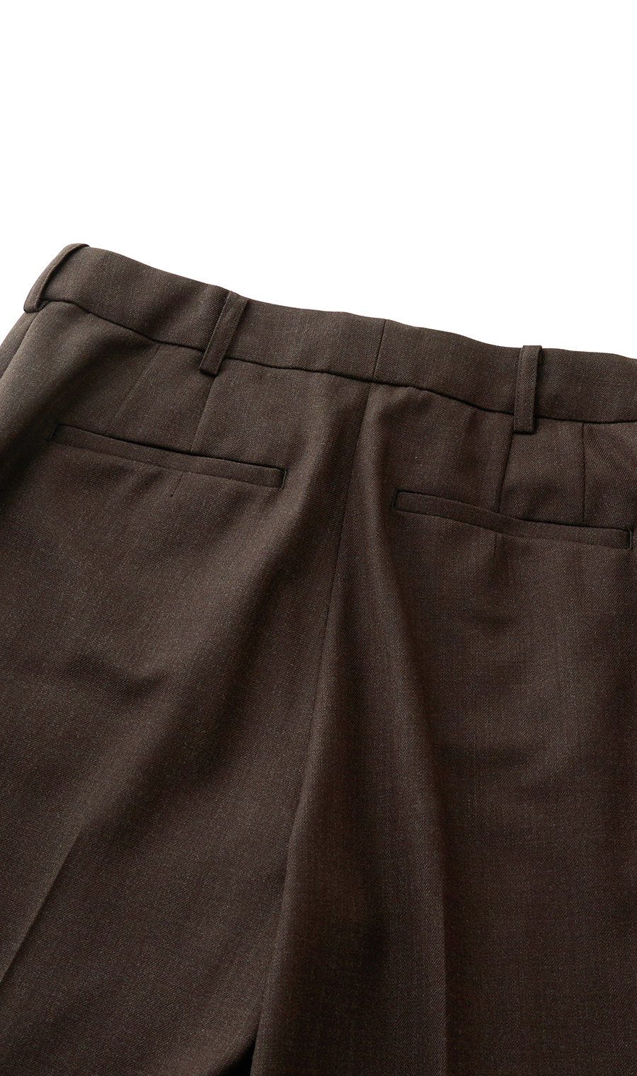 【超ストレッチスーツ】ストレートパンツ【セットアップ着用可】【＃すご】 ブラウン 5号