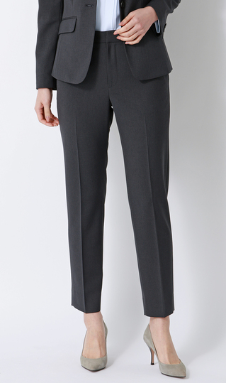 ノータックテーパードパンツ【セットアップ着用可】【裾上げ済み】