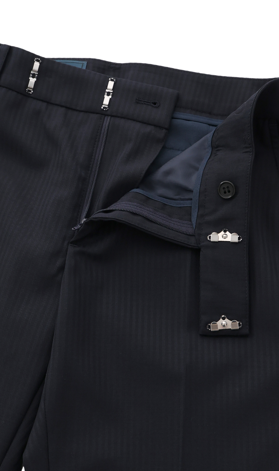 テーパードパンツ【セットアップ着用可】【裾上げ済み】 ネイビー 5号