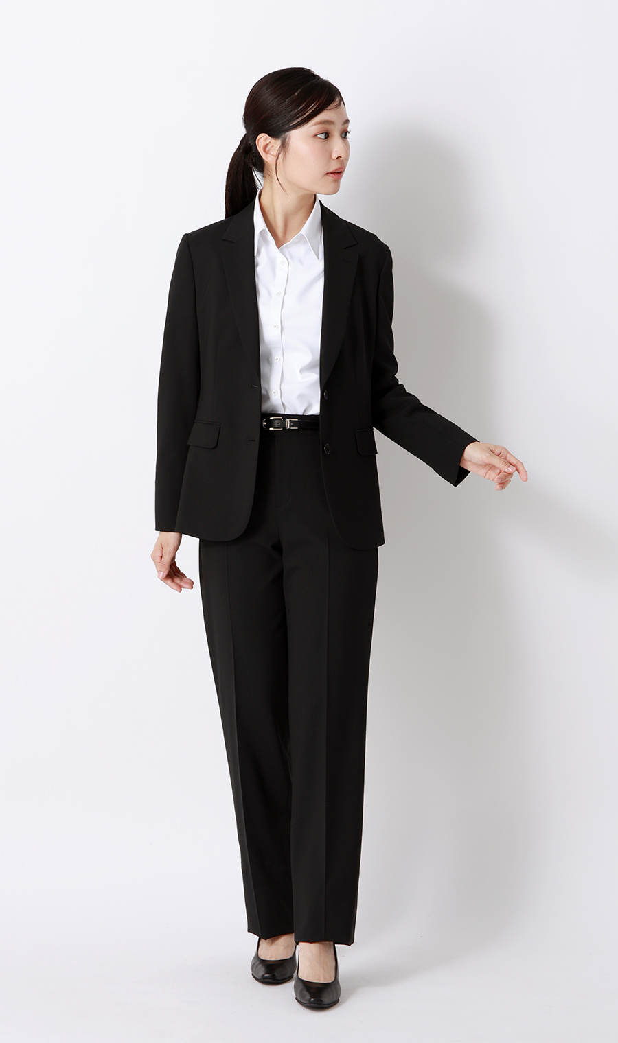 ストレートパンツ【セットアップ着用可】【WEB先行販売】 ブラック 5号