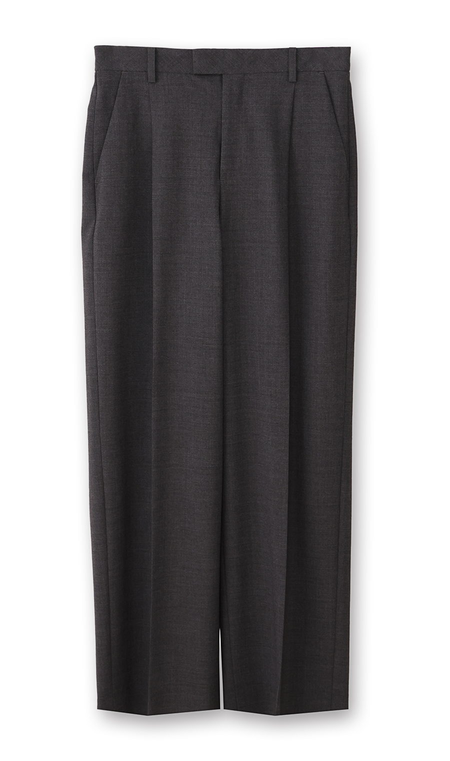 ワイドパンツ【セットアップ着用可】【裾上げ済】 グレー 5号