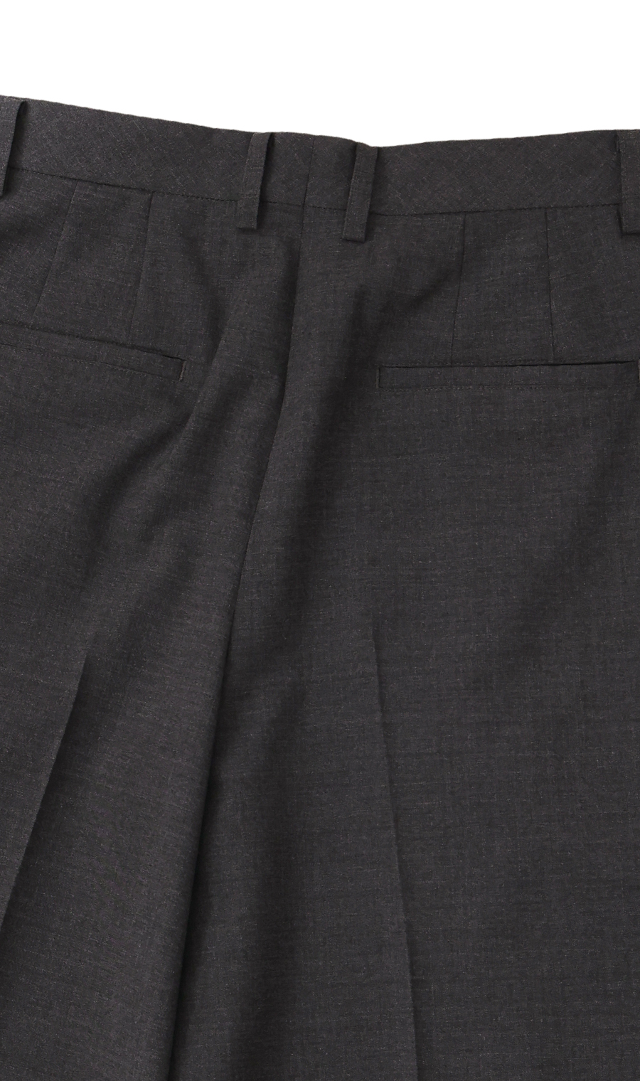 ワイドパンツ【セットアップ着用可】【裾上げ済】 グレー 5号