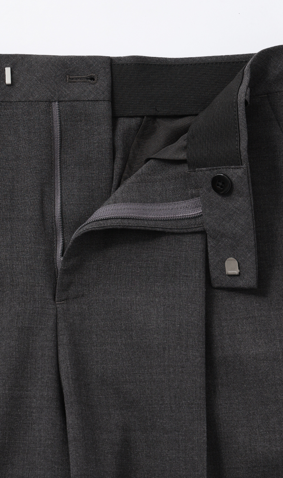 ワイドパンツ【セットアップ着用可】【裾上げ済】 グレー 21号