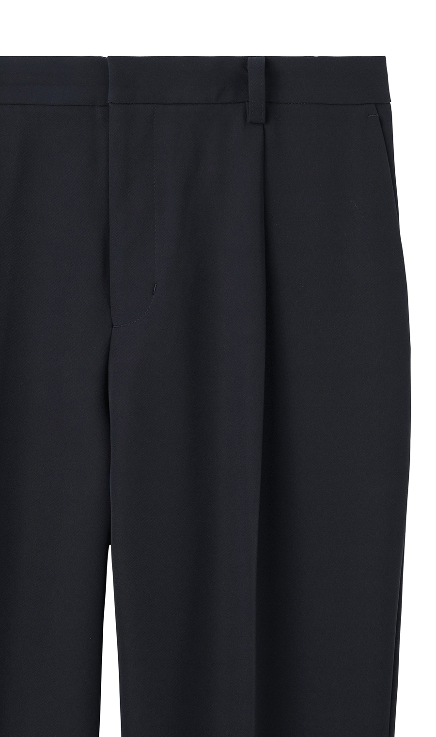 单褶锥型裤 【可成套穿着】 【裤管已修改】 藏青色3号