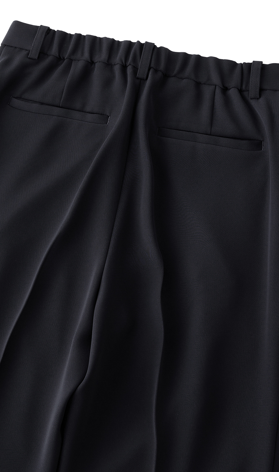 单褶锥型裤 【可成套穿着】 【裤管已修改】 藏青色3号