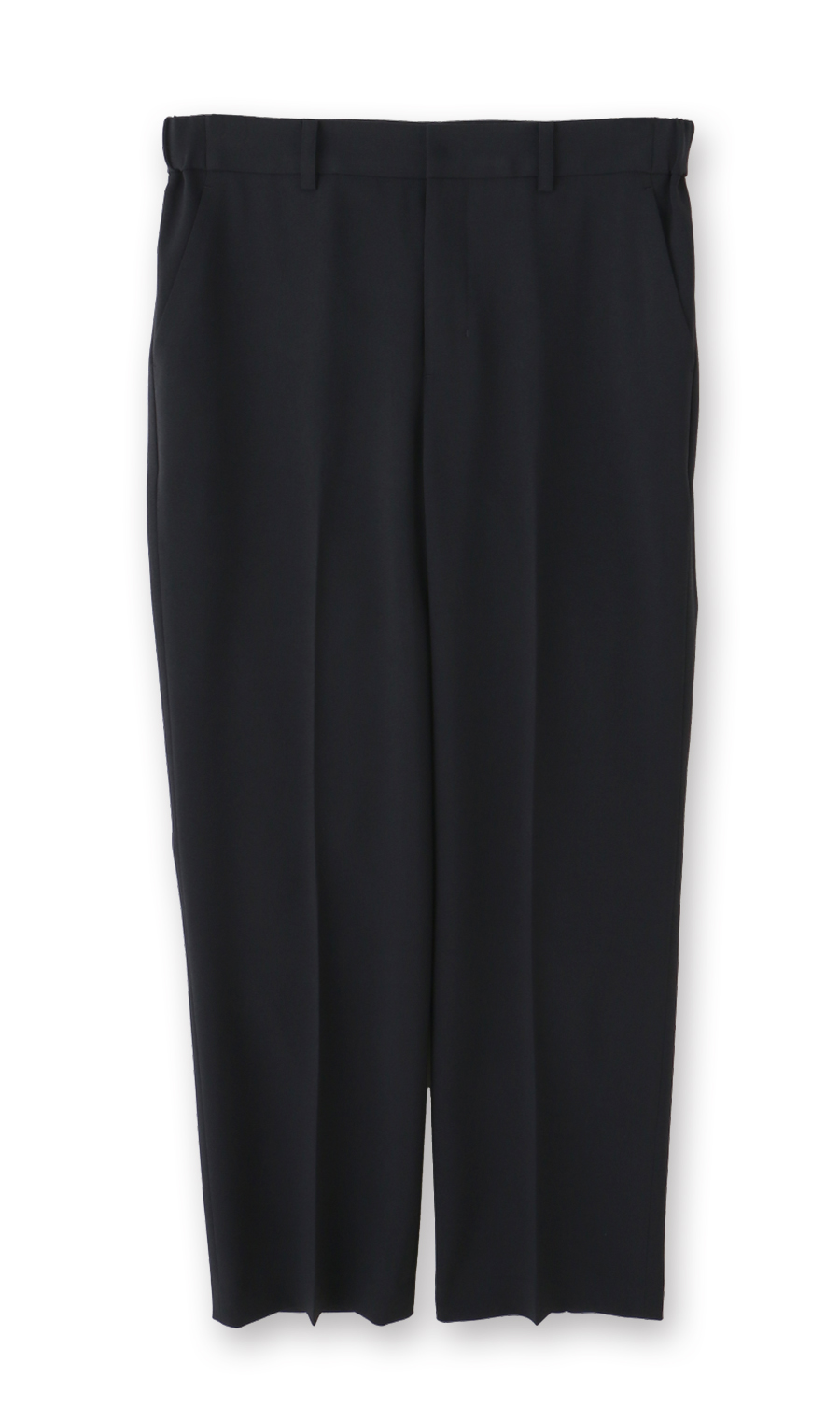 ストレートパンツ【COOLMAX】【涼】【セットアップ着用可】【裾上げ済み】 ネイビー SS