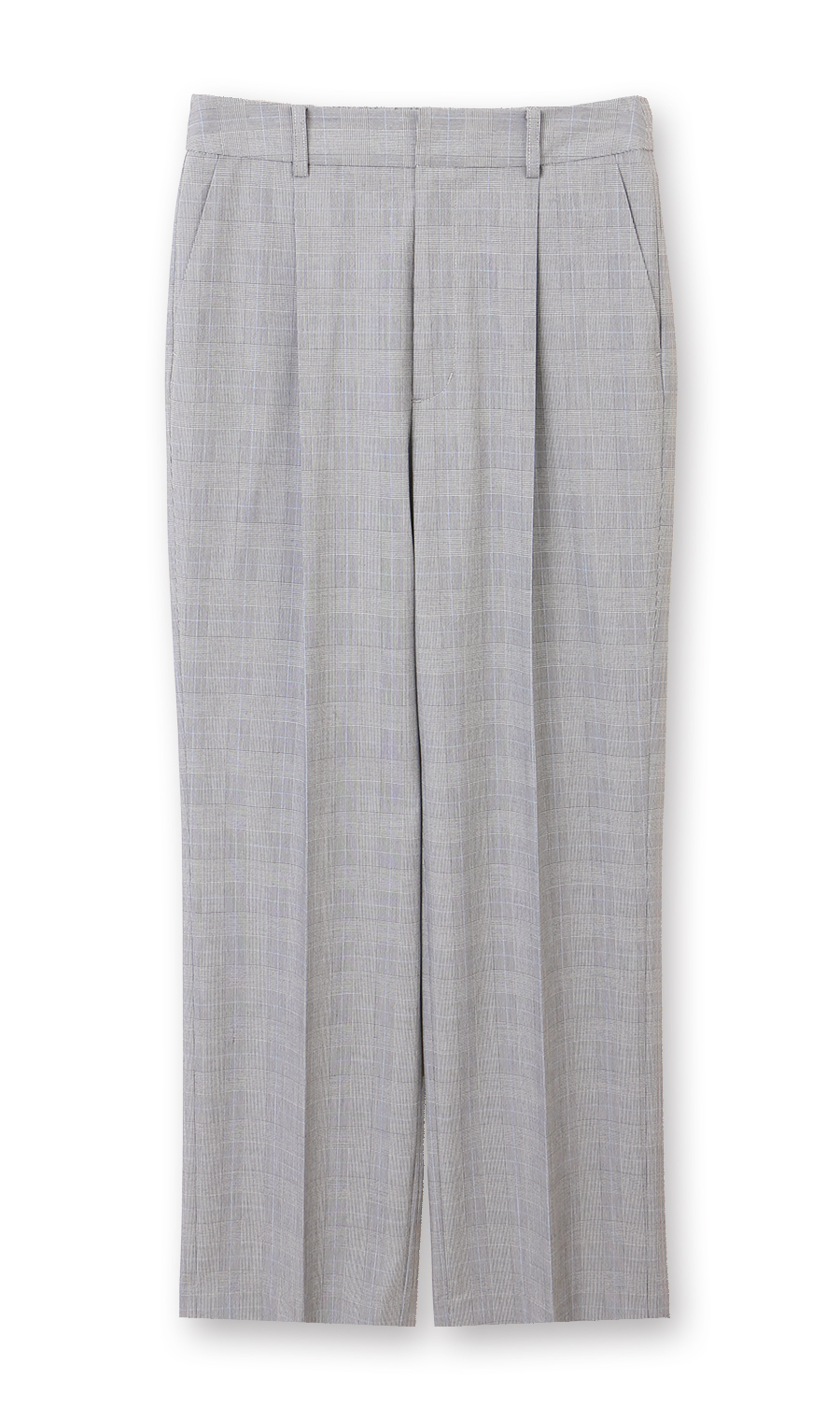 ストレートパンツ【超接触冷感】【セットアップ着用可】【裾上げ済み】 グレー S