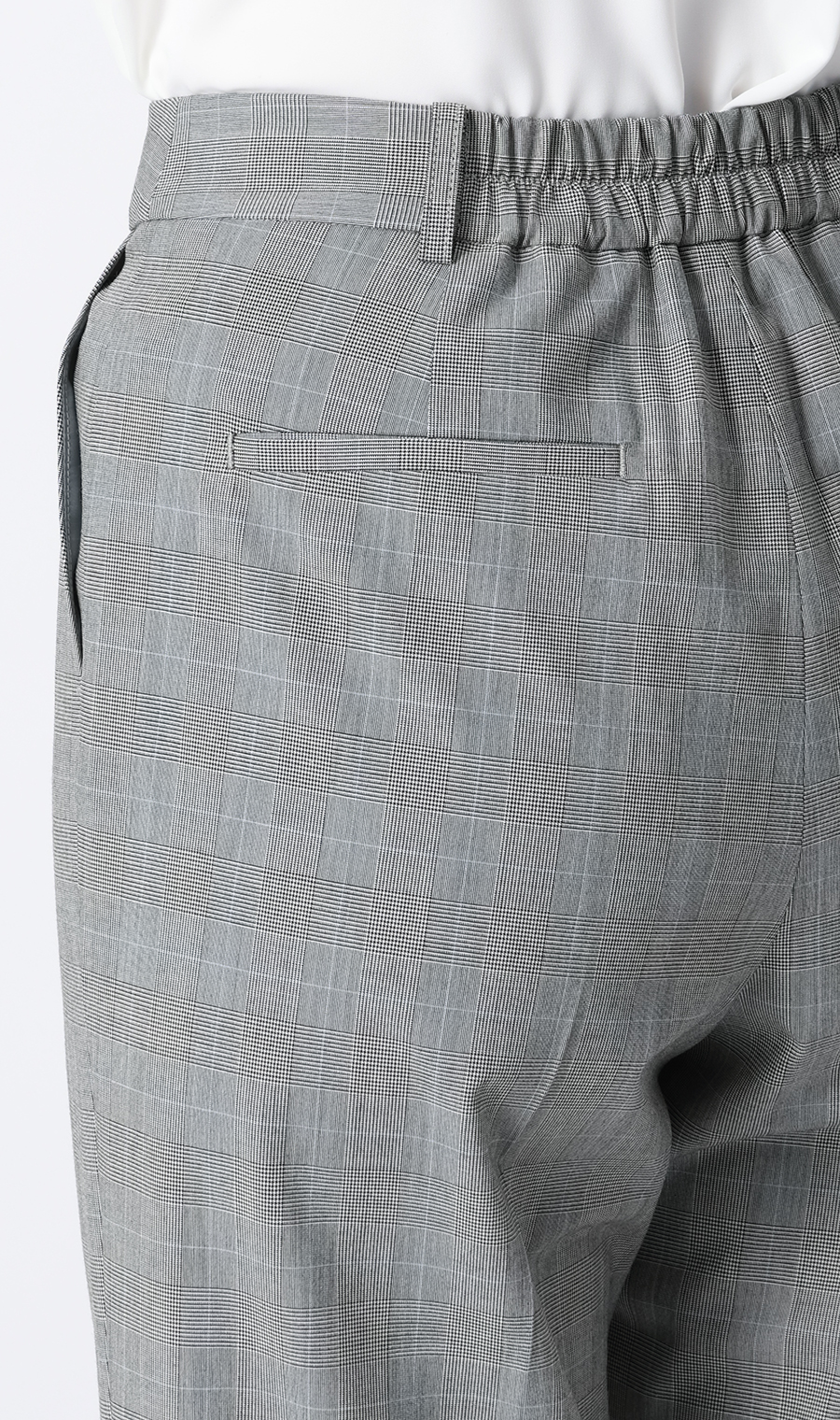 ストレートパンツ【超接触冷感】【セットアップ着用可】【裾上げ済み】 グレー S