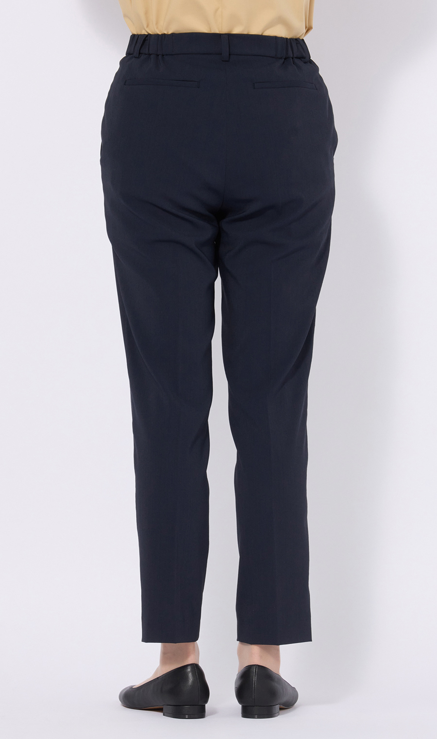 テーパードパンツ【超軽量】【涼】【セットアップ着用可】【裾上げ済み】 ネイビー S