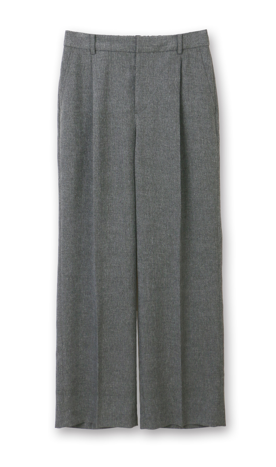 セミワイドパンツ【セットアップ着用可】 グレー系 15号