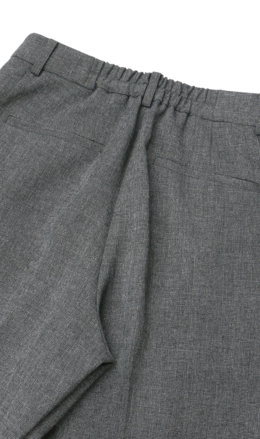 セミワイドパンツ【セットアップ着用可】【裾上げ済み】 グレー 5号