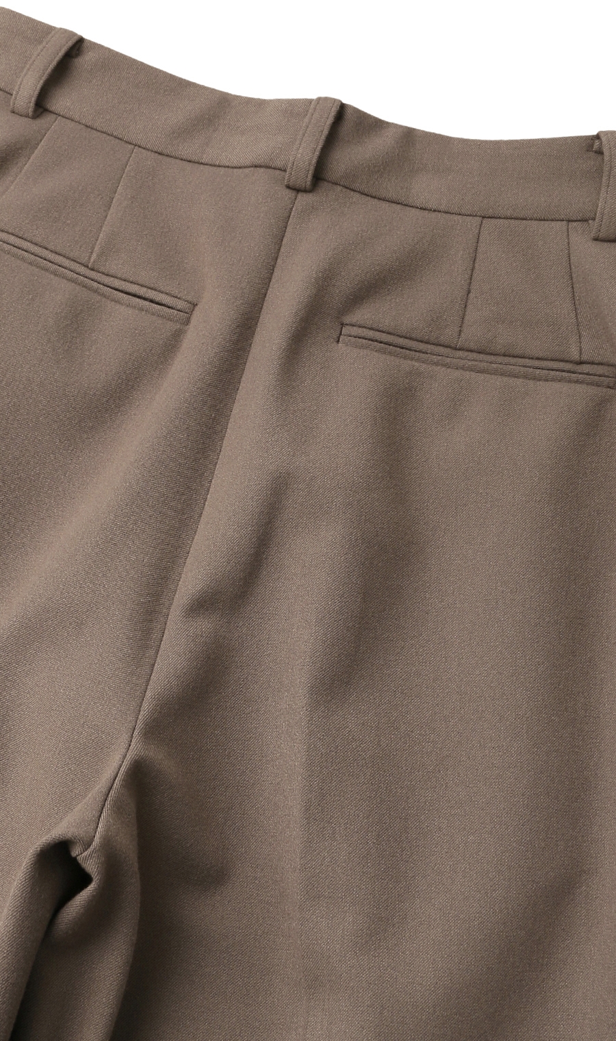 ツータックストレートパンツ《セットアップ着用可》《WEB限定》《裾上げ済み》 ブラウン S