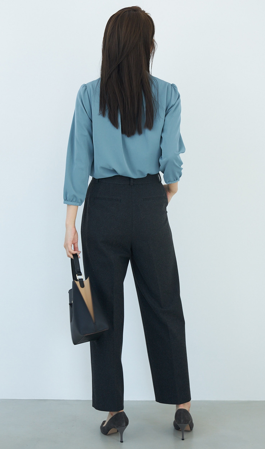 よう様２本セット ツータックストレートパンツ《セットアップ着用可》《WEB限定