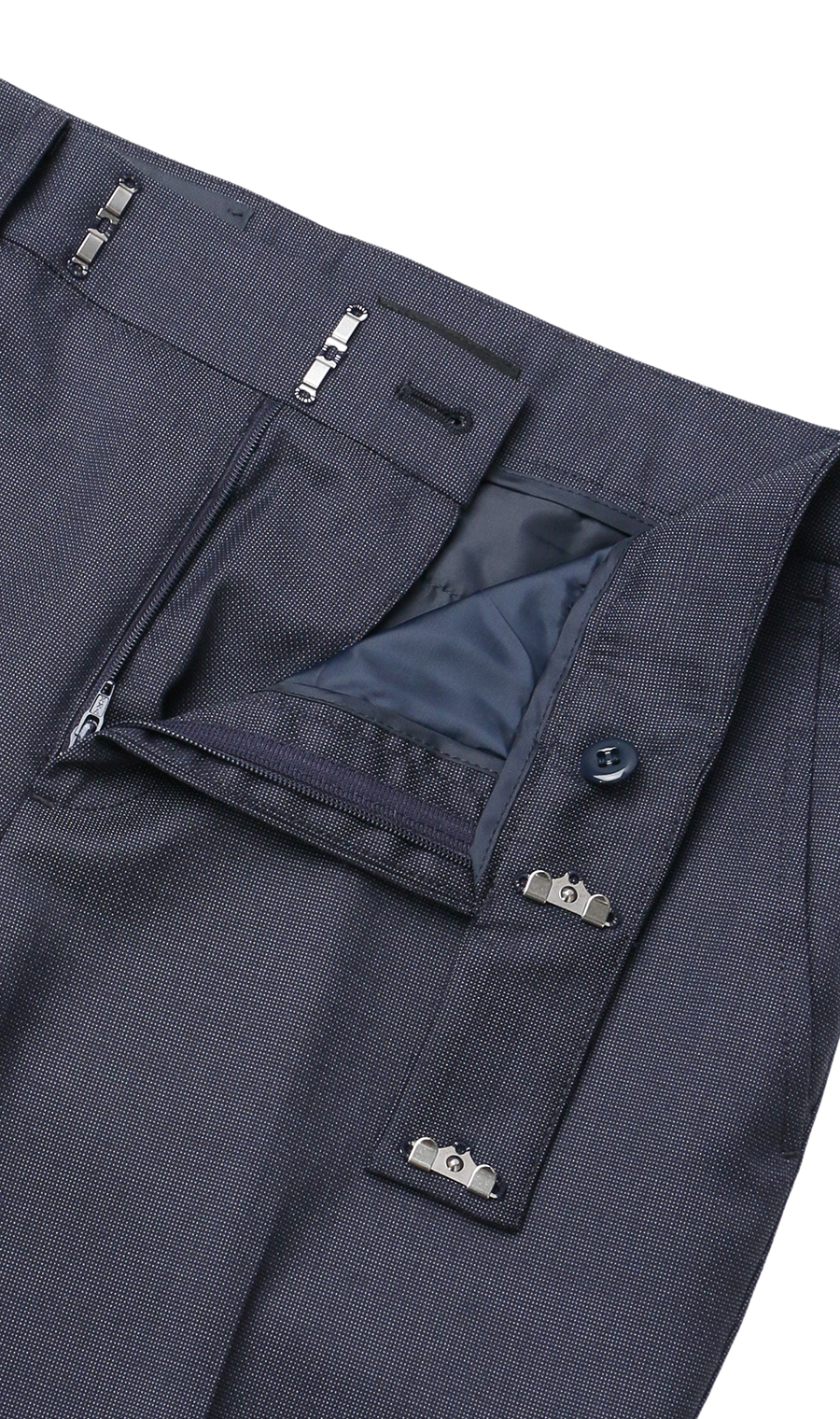 ●テーパードパンツ《REDA》《セットアップ着用可》《裾上げ済み》 ネイビー 5号