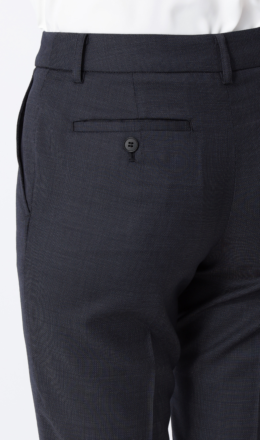 ●テーパードパンツ《REDA》《セットアップ着用可》《裾上げ済み》 ネイビー 5号