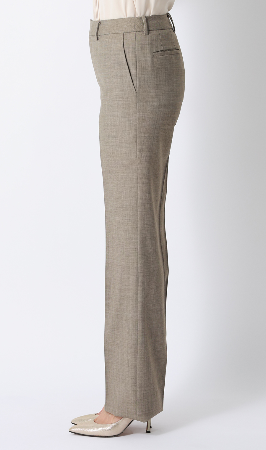 ストレートパンツ【Raymond】【セットアップ着用可】 ベージュ 5号