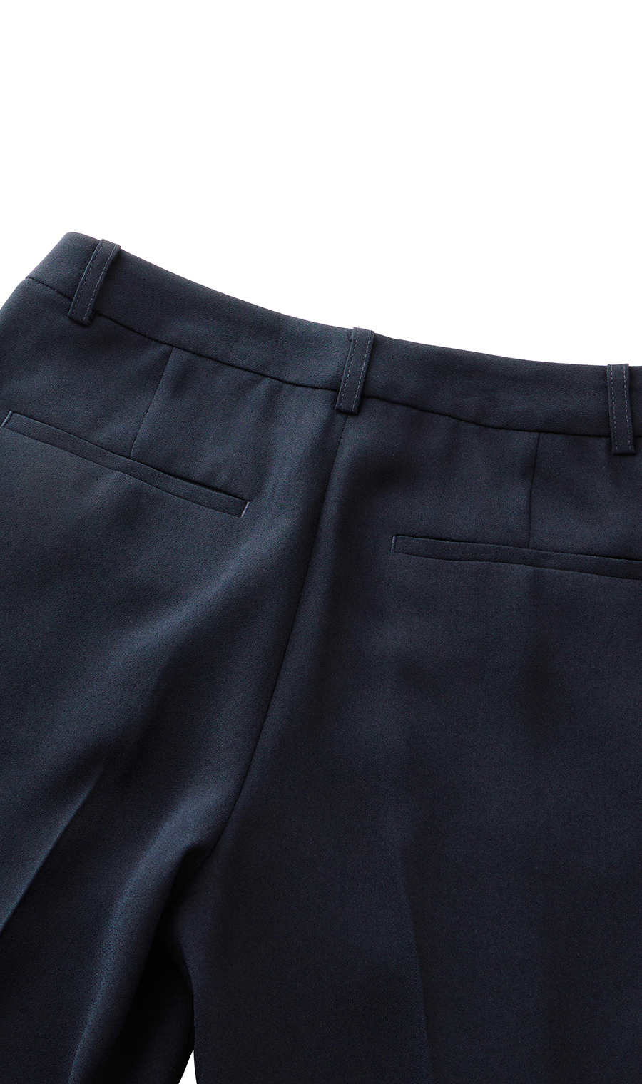 テーパードパンツ【セットアップ着用可】【裾上げ済み】 ネイビー 5号