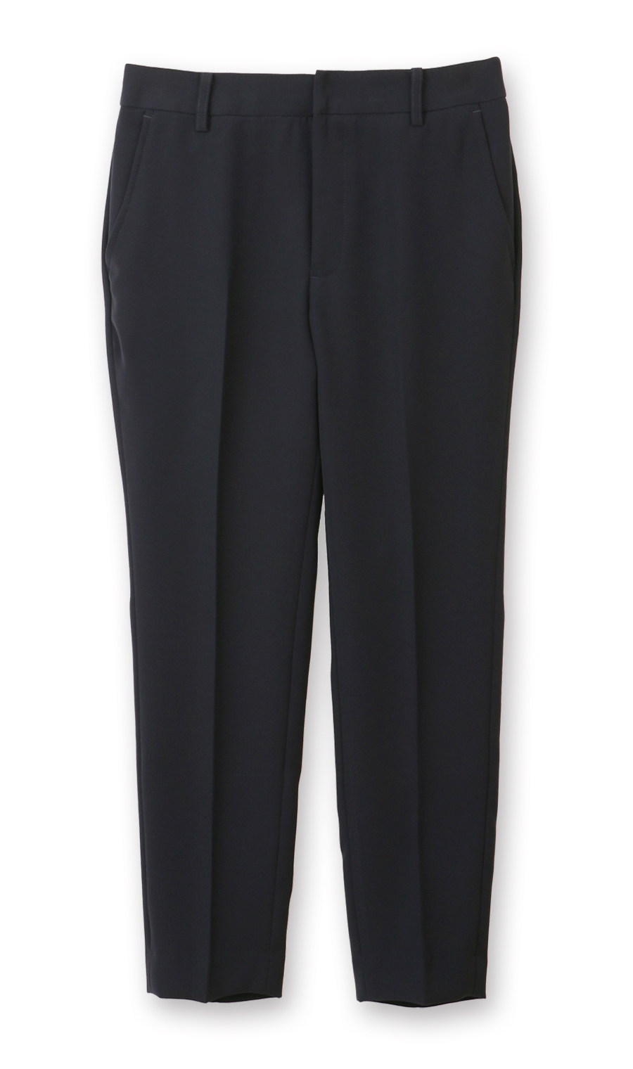 ●テーパードパンツ《セットアップ着用可》《裾上げ済み》 ネイビー 7号