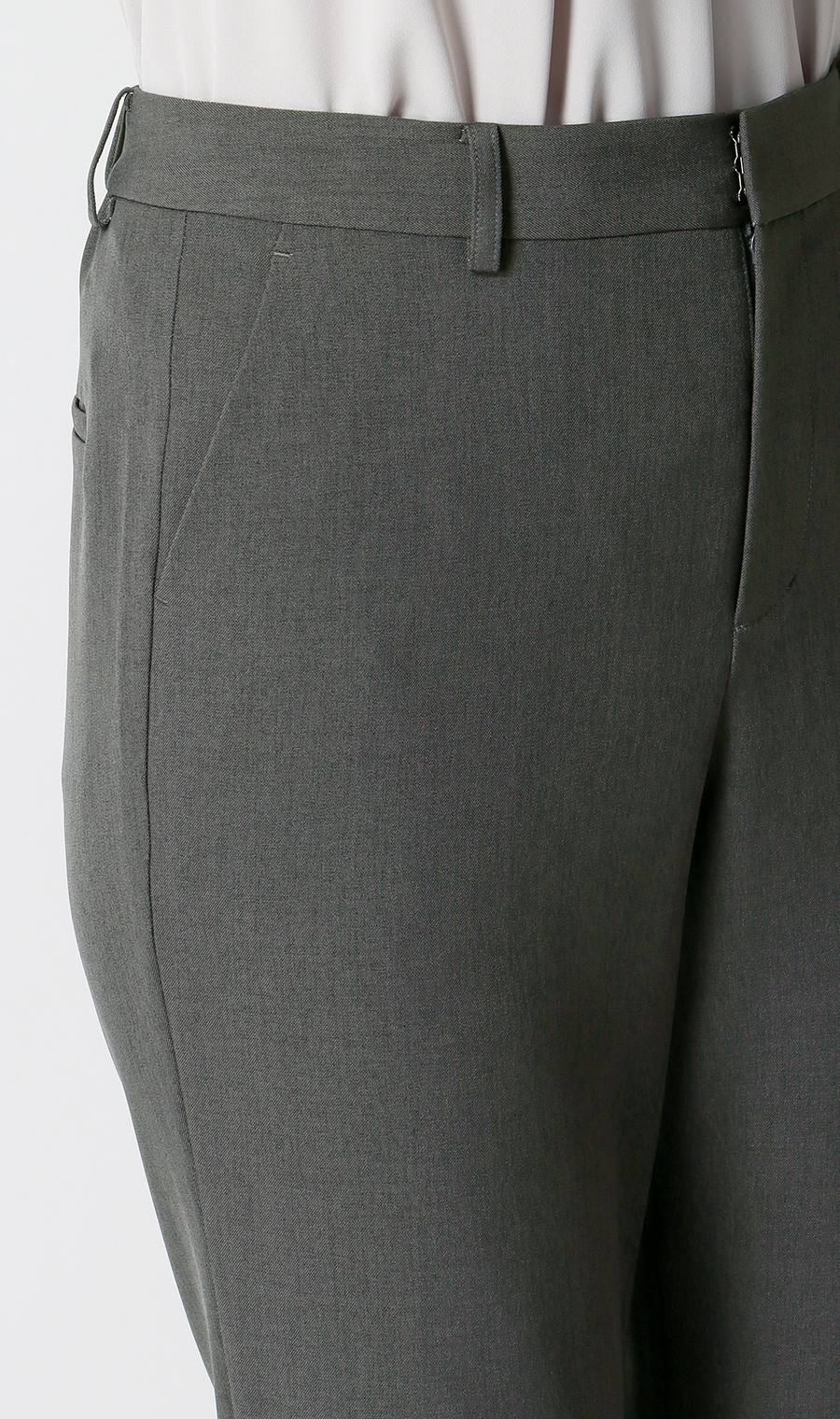 ゼロプレッシャースーツ【テーパードパンツ】【セットアップ着用可】【裾上げ済み】 グレー SS