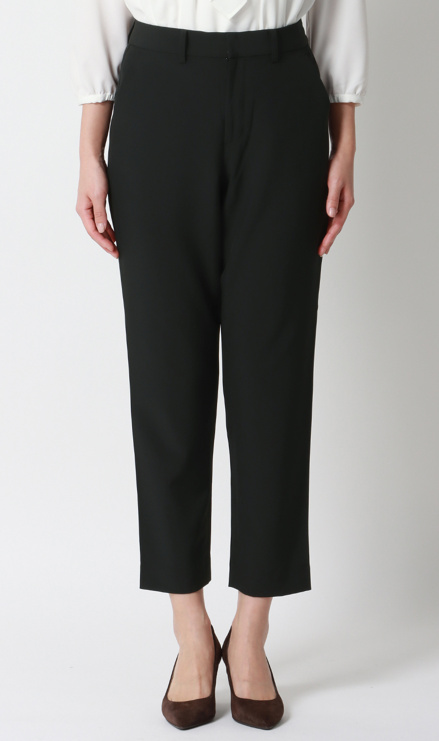 零壓力套裝 【錐型褲】 【可成套穿著】 【褲管已修改】 黑色SS