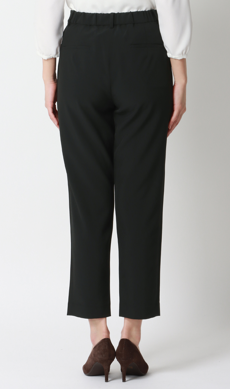 零壓力套裝 【錐型褲】 【可成套穿著】 【褲管已修改】 黑色SS