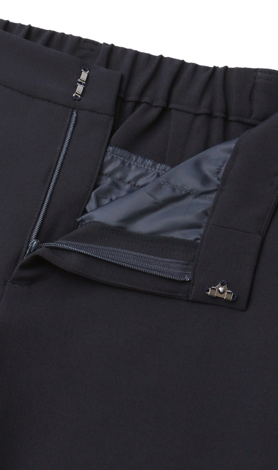 ゼロプレッシャースーツ【テーパードパンツ】【セットアップ着用可】【裾上げ済み】 ネイビー SS