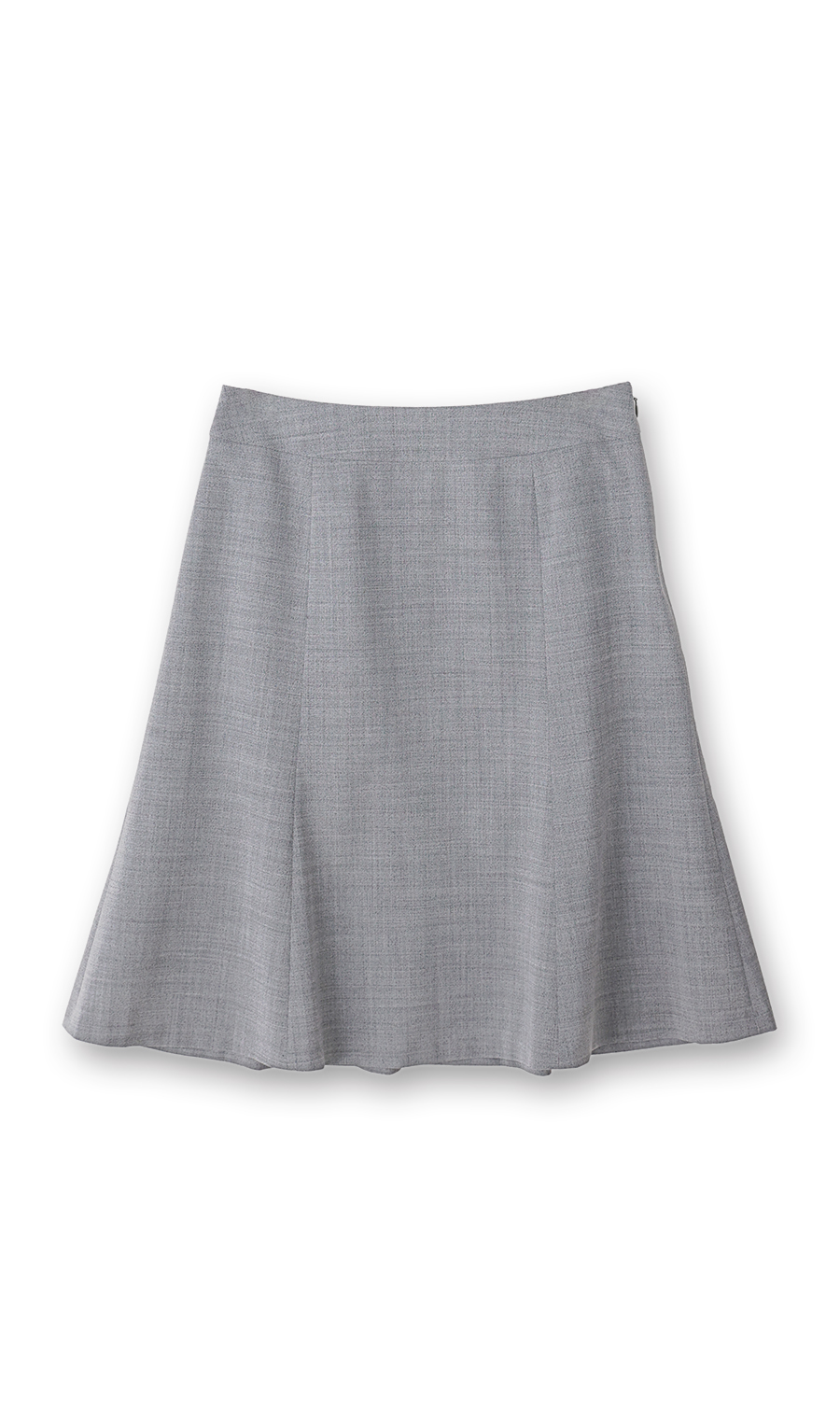 【超ストレッチスーツ】フレアスカート【涼】【セットアップ着用可】【＃すご】 グレー 5号