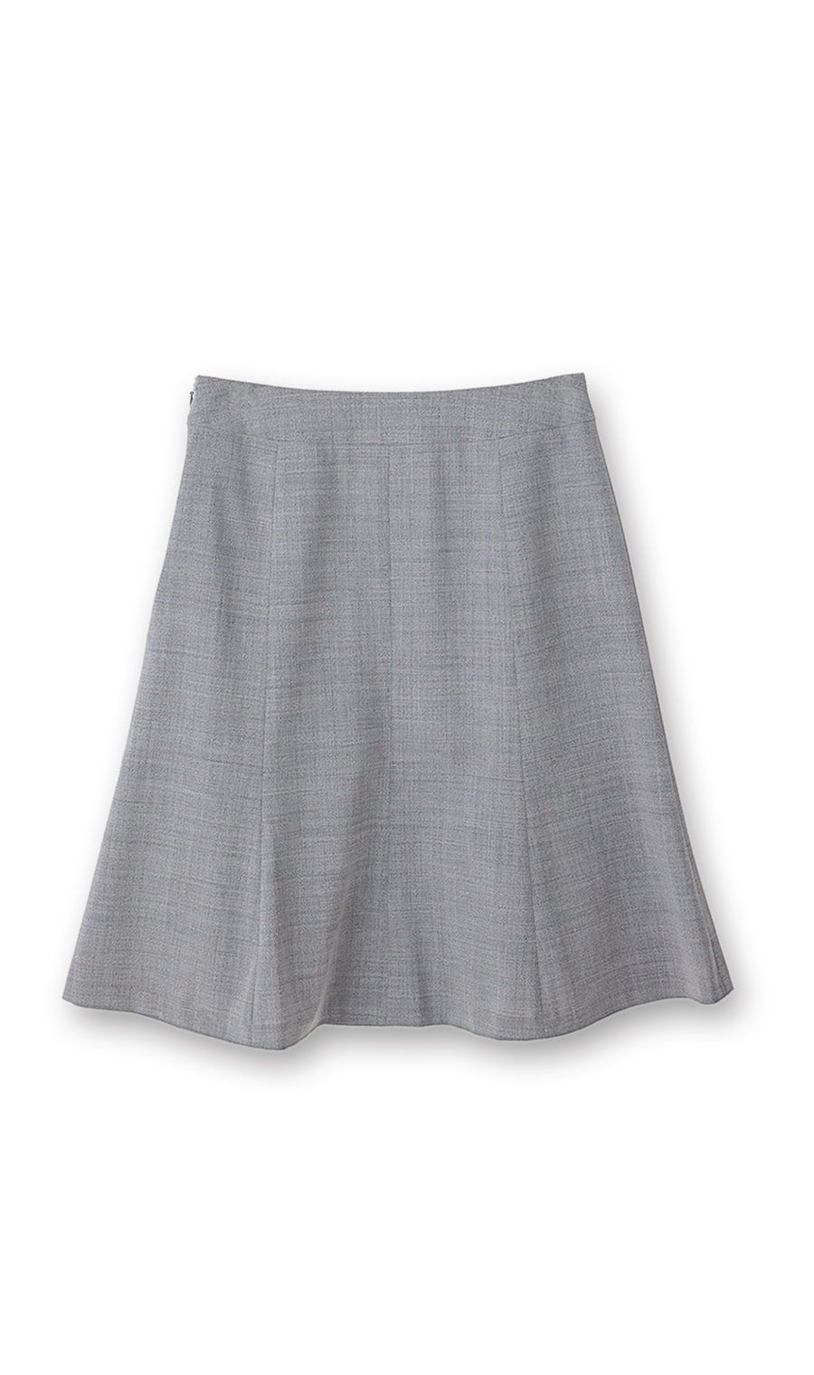 【超ストレッチスーツ】フレアスカート【涼】【セットアップ着用可】【＃すご】 グレー 5号