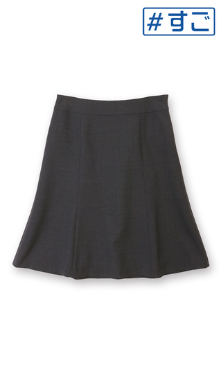 【超ストレッチスーツ】フレアスカート【セットアップ着用可】【＃すご】