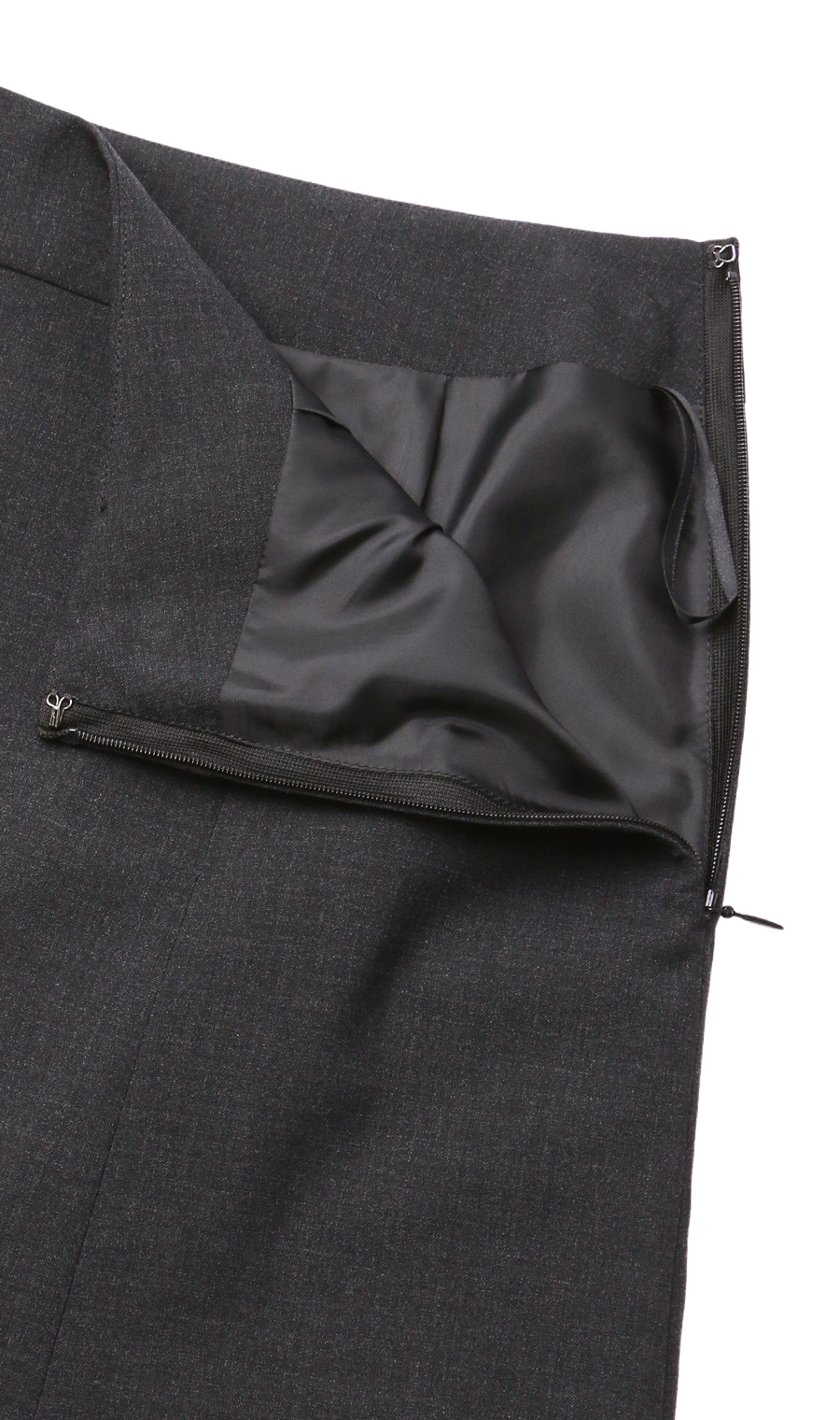 【超ストレッチスーツ】フレアスカート【セットアップ着用可】【#すご】 チャコール 3号