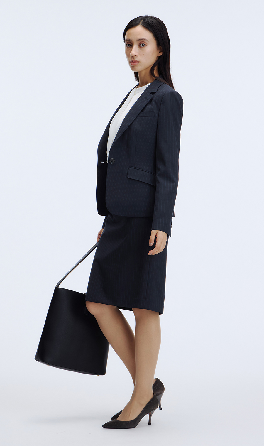 超ストレッチスーツ】タイトスカート【セットアップ着用可