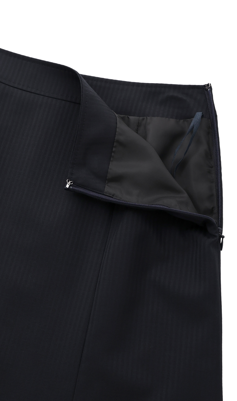 台形フレアスカート【セットアップ着用可】 ネイビー 5号